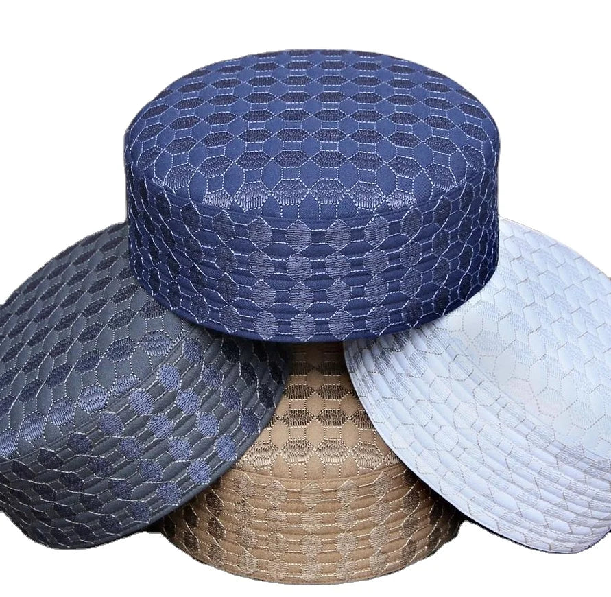 Ethnic Traditional Muslim Clothing & Accessories for Men Custom Fayyad Kufi for Traditional Prayers