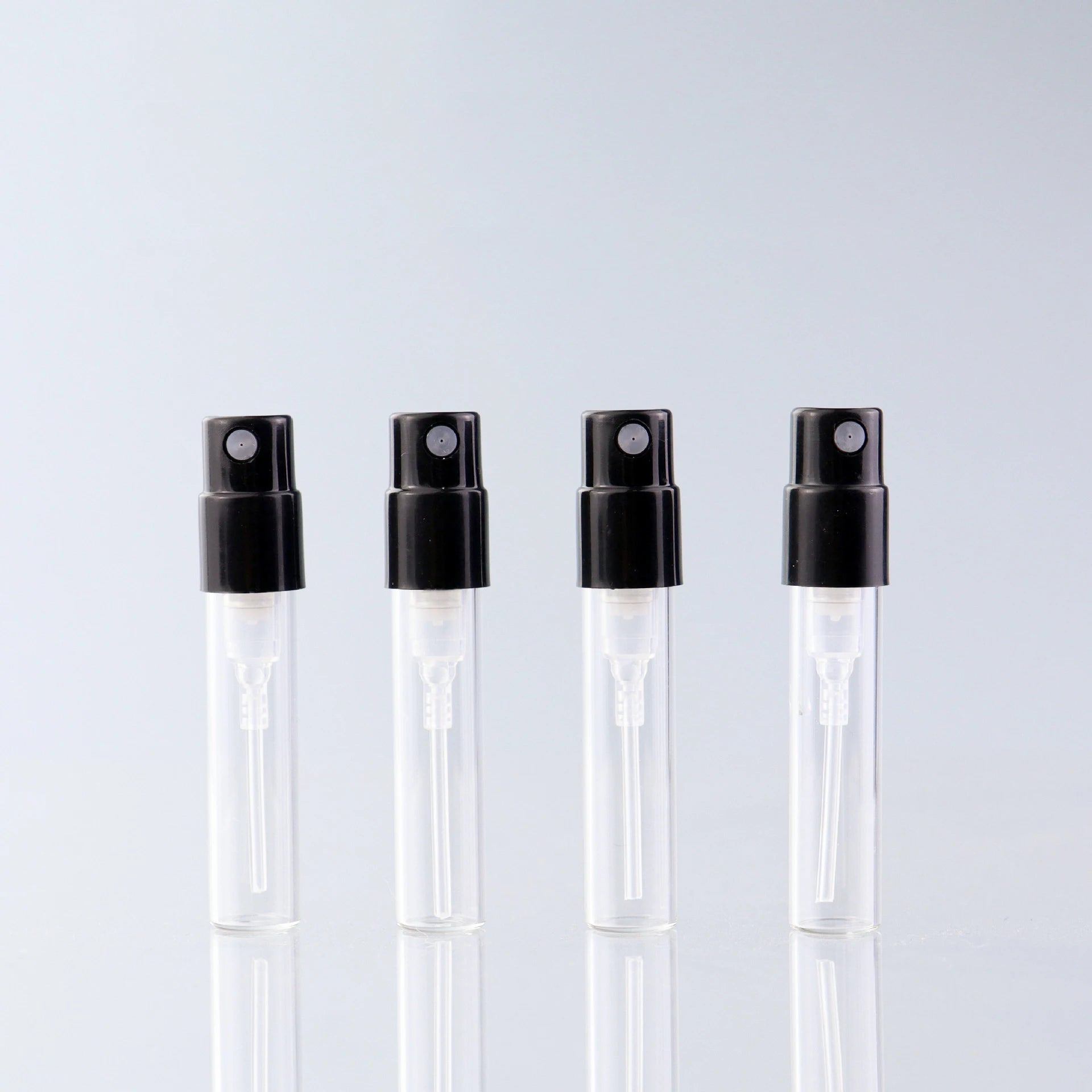 Mini Travel Perfume Sprayer 2ml 5ml 10ml 15ml Glass Perfume Sample Bottle Screen Printing Clear Tube Empty Bottle
