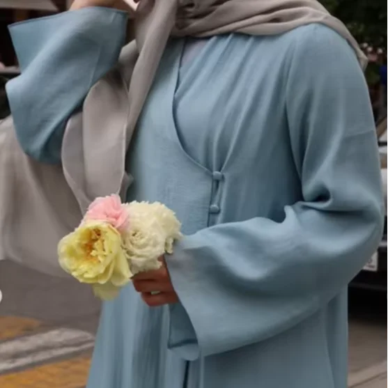 YKD053 2026 Eid Muslim Dress Wome Islamic Clothing Hijabs Traditional Cowboy-style Casual Extremely Loose Comfortable Long Robe