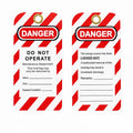 Customize Safety Procedure Compliance LOTO Permit Warning Do Not Operate Equipment Status Identification Tag MegaBDM