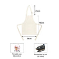 Factory Wholesale Stock Premium Linen Eco-Friendly Kitchen Personalized Sublimation Aprons Blank