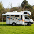 Soleflex S27 Full Cassette RV Awning for Caravan Motorhome with Support Leg