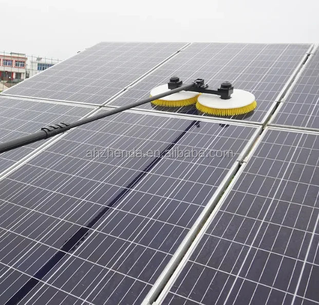 Zhenda Factory Double Head Solar Panel 5.5M Standard Version Automatic Cleaning Brush With Durable Aluminum Pole MegaBDM