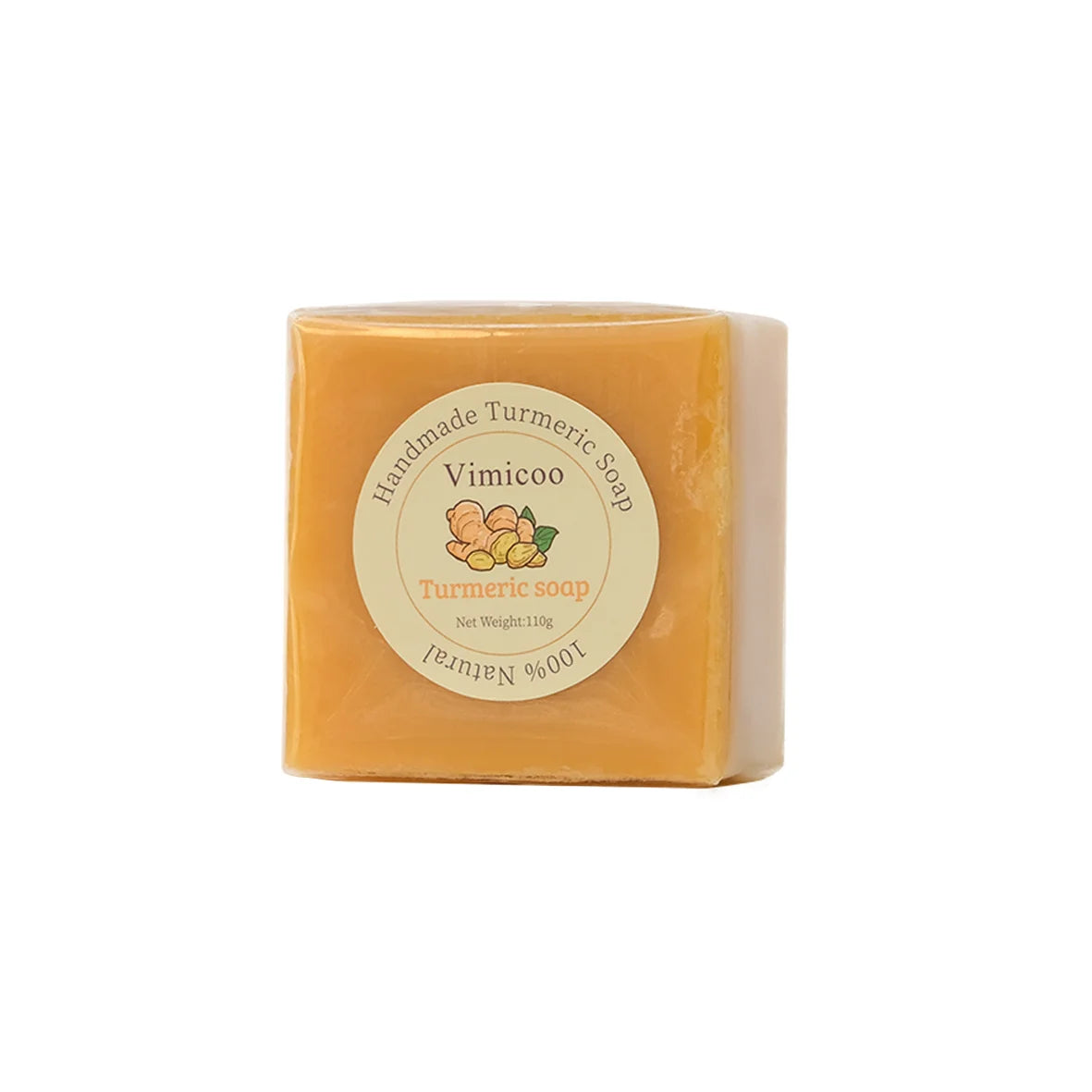Wholesale Turmeric Handmade Soap Bars for Skin Whitening Bath Acne Hand Face Kojic Acid Organic Body Face Wash Soap