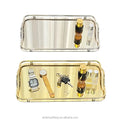 Luxury Stainless Steel Serving Earrings Jewelry Tray for Home Decor