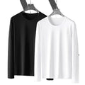 China Bangladesh Factory Price OEM Customized Logo Mens Plus Size Round Neck Autumn Long Sleeve Men Base Layer T Shirt