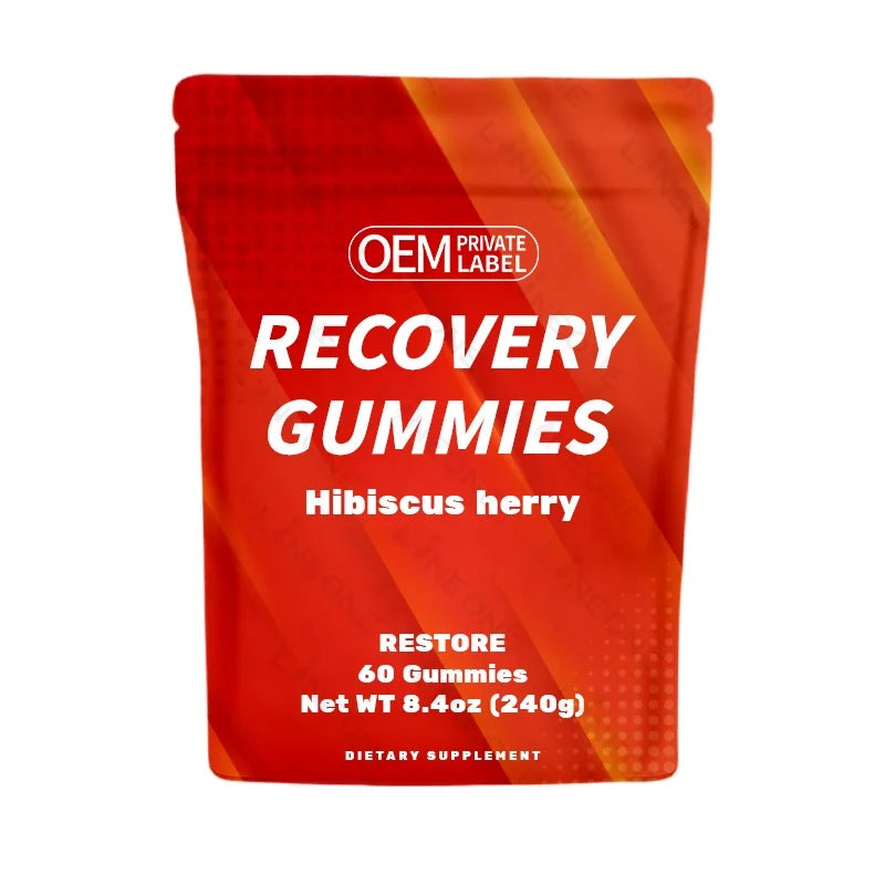 Private Label Recovery Gummies Cherry Gummies for Muscle with Electrolytes Combats Energy Recovery Gummy MegaBDM