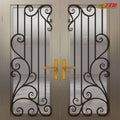 TTD Custom Artistic Vision Front Entry Exterior Iron Door Model Iron Door Made in Vietnam