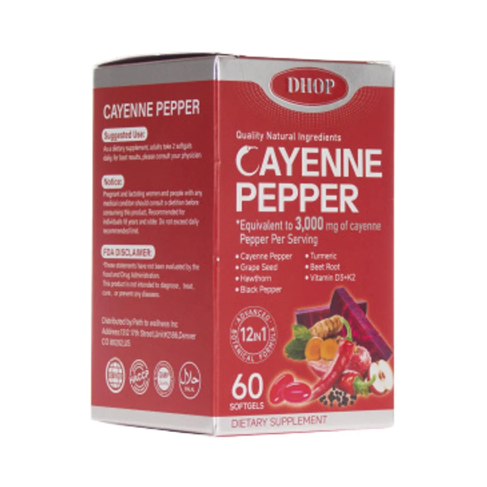 DHOP D3 + K2 Vitamin Combo with Herbal Proprietary Blend Softgels Supports Circulation & Bone Health