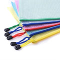 A4 A5 Size Clear Plastic Wallets A4 Zip Wallets Ziplock Bags Plastic Document Folder A5 Zipper Bag Zip Locked Bags - 24PCS