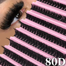 Wholesale Customized 30D-100D 10 Rows Large-capacity Fluffy European-style False Lashes 8-16mm Mix Segmented Eyelash Extension