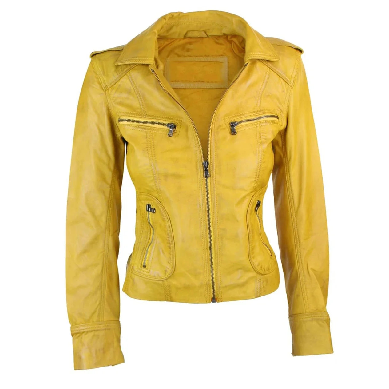 2026 Women's Jackets Fashion Wear Genuine Leather Jackets for Women Hot Selling Stylish Leather Jackets for Women