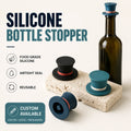 Creative Silicone Wine Bottle Stopper Food Grade Airtight Reusable Seal for Champagne Beer Fresh Keeping Wholesale Custom OEM MegaBDM