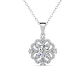 Affordable GRA Certified Moissanite Unique Fine Jewelry 925 Silver Vintage Cluster Pendant Necklace for Women Destiny Jewellery