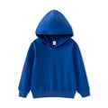 China Bangladesh OEM Customized Logo Embroidery Plus Size KIds Cotton Hooded Sweatshirt Long Sleeve Solid Color Pullover Hoodies