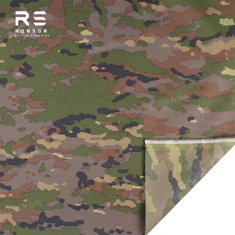500d Nylon Cordura Spain M09 Boscoso Pixelado Camouflage Printed Nylon Oxford Fabric Waterproof Pu Coated for Tactical Gear