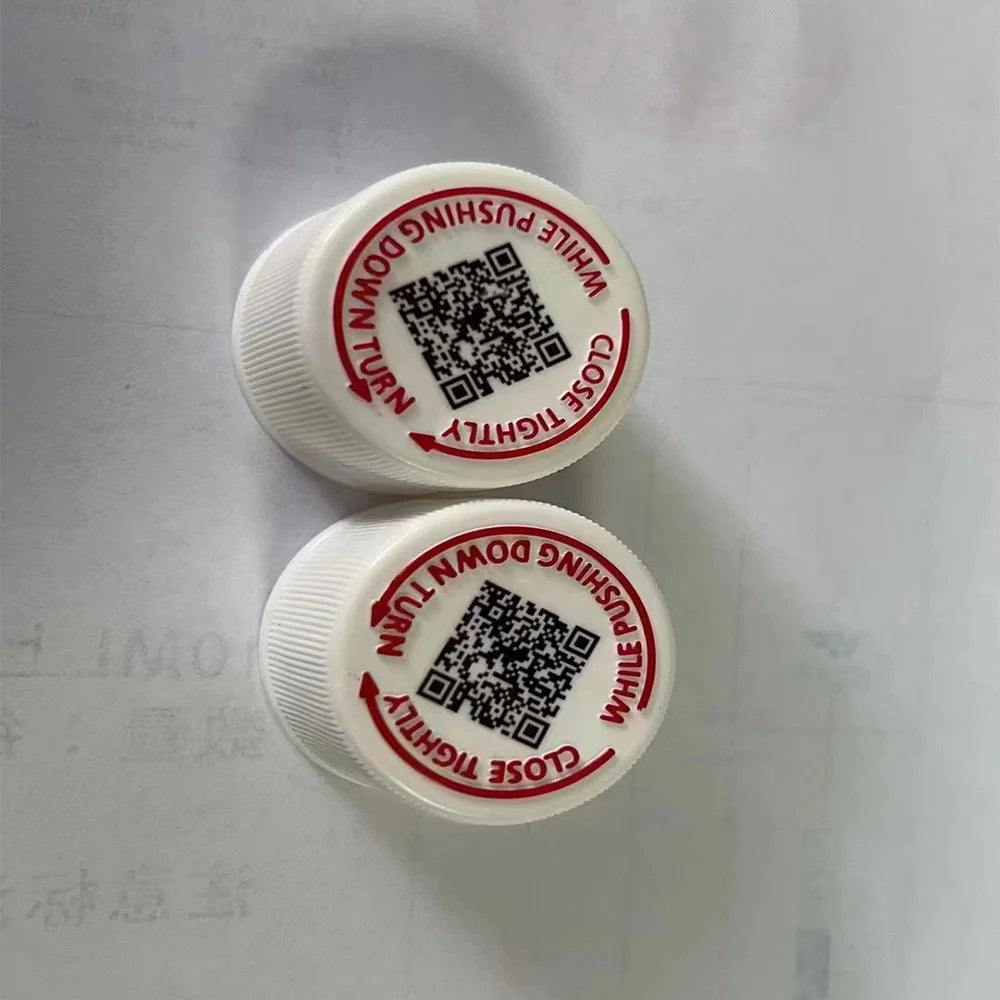 28/400 and and 28/410 Red Writing CRC Cap for Wockhardt Quagen Tris Bottle sealed for Protection Foil Seal MegaBDM