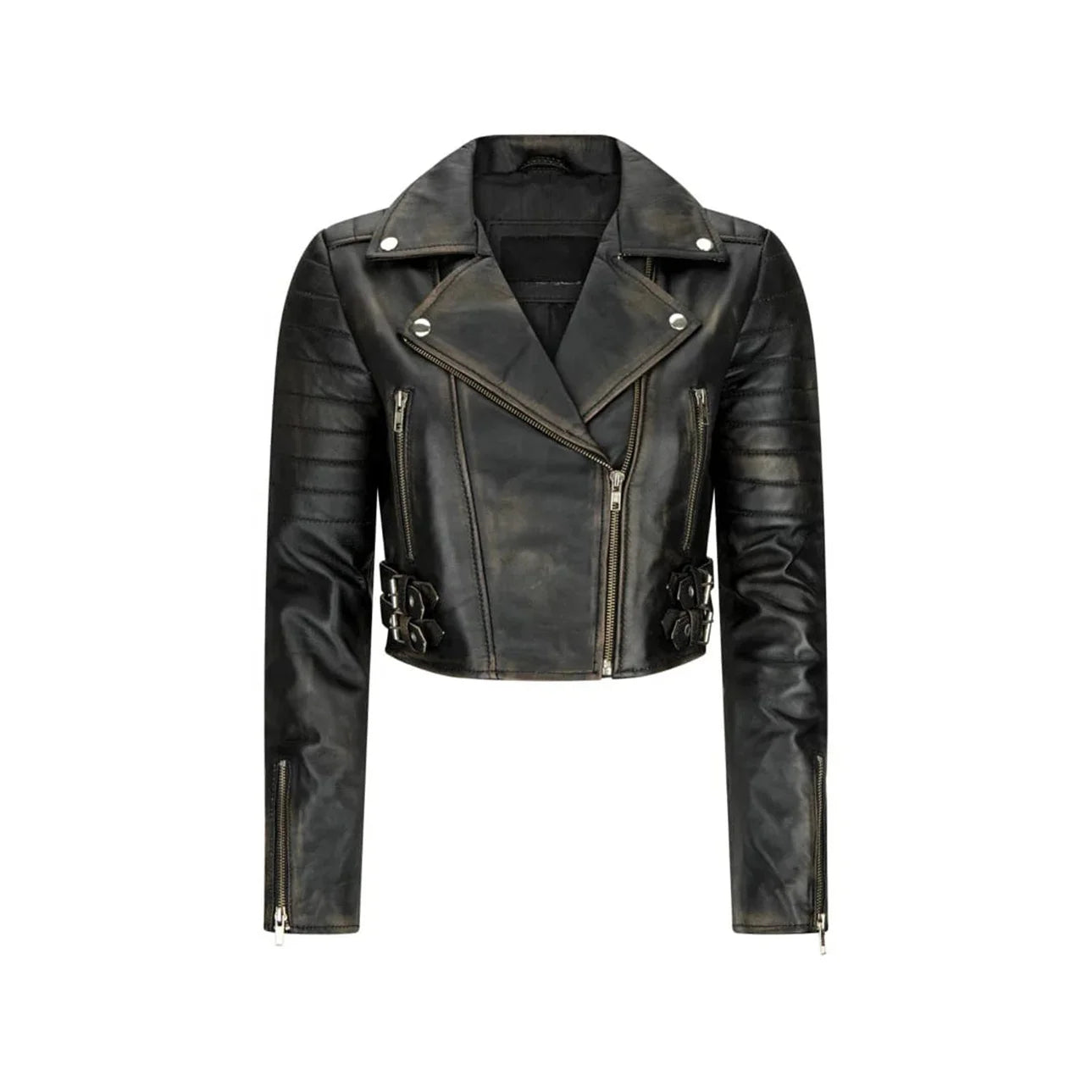 Wholesale Autumn women's Leather Jacket Custom Casual Women Leather Jacket High Quality New Fashion Genuine Leather Jacket