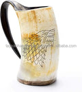 Handmade Viking Horn Mug India Custom High Personality Eco-Friendly Holiday Decoration Gift Carved Animal Religious Style