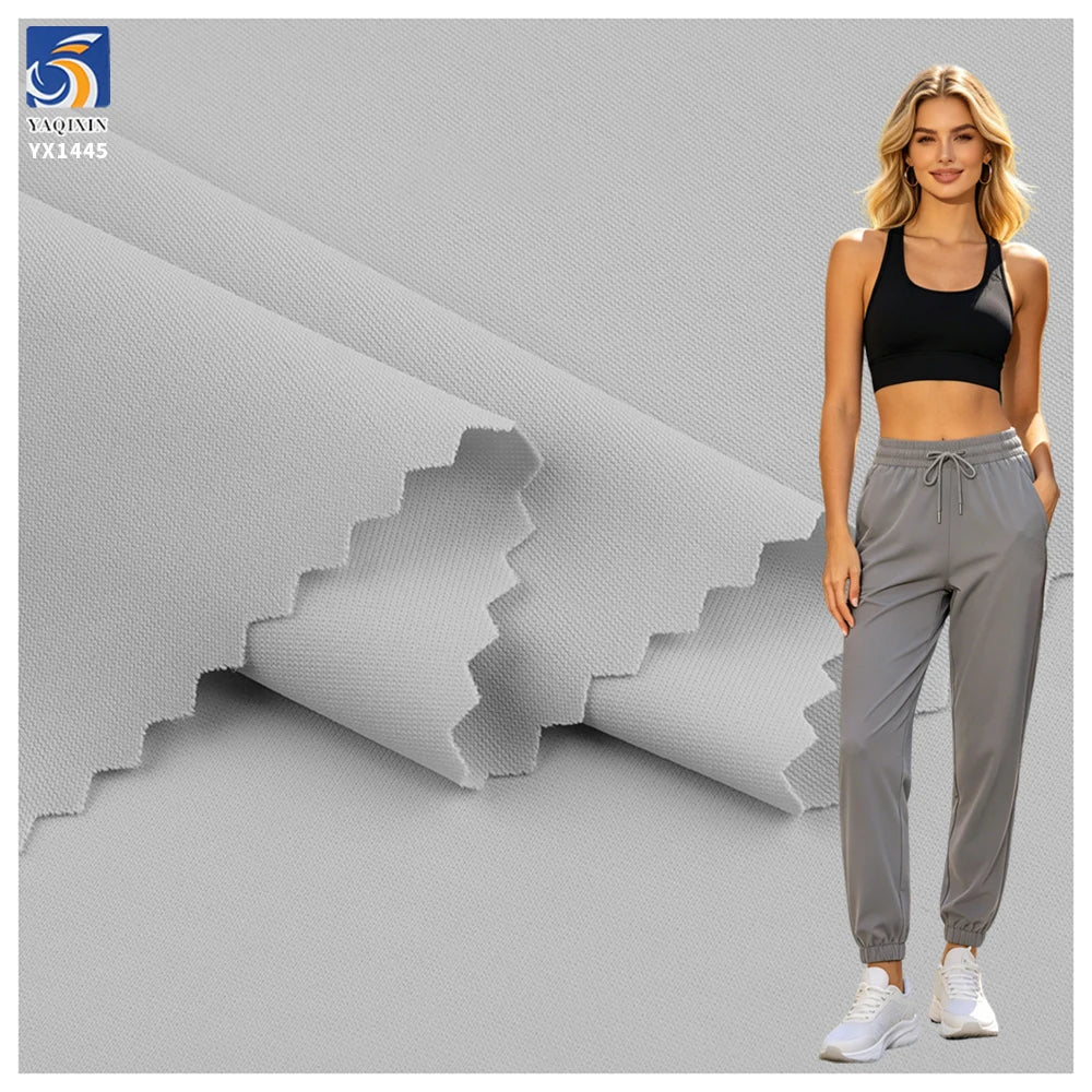 YX1445 76% Nylon 24% Spandex High Stretch Rib Knit Fabric Quick Dry Breathable Sportswear Fabric MegaBDM
