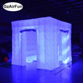 GZAIRFUN W-592A 8ft Inflatable Cube Light Party Dome Tent Photo Booth with 16 Color LED 3-Year Warranty