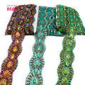 2025 China Factory Wholesale Dressing Decorative AB  Crystal Rhinestones Hot Fix Rhinestone Appliques Trims