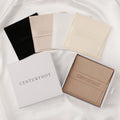 PUPPYSEW  Black  Microfiber Jewelry Pouch Jewelry Envelope Pouches Bag Earrings Rings Bracelet Packaging  Bag With  Logo