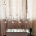 Hot Sell Candlestick Crystal Wedding Table Centerpieces Decoration Candlestick Holder for Event