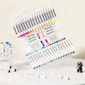 New Products Wholesale Custom High Quality 12/18/24/36/48 Colors Dual Tip Soft Drawing Acrylic Markers Pen