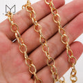 Spool Roll Meter Sales Brass Wide Necklace Chains Components 7mm 1 Meter for Jewelry Making