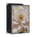 Luxury Textured Canvas Painting Floral Wall Art Poster Crystal Porcelain Abstract Digital Print Flower Canvas Wall Art Home Deco MegaBDM