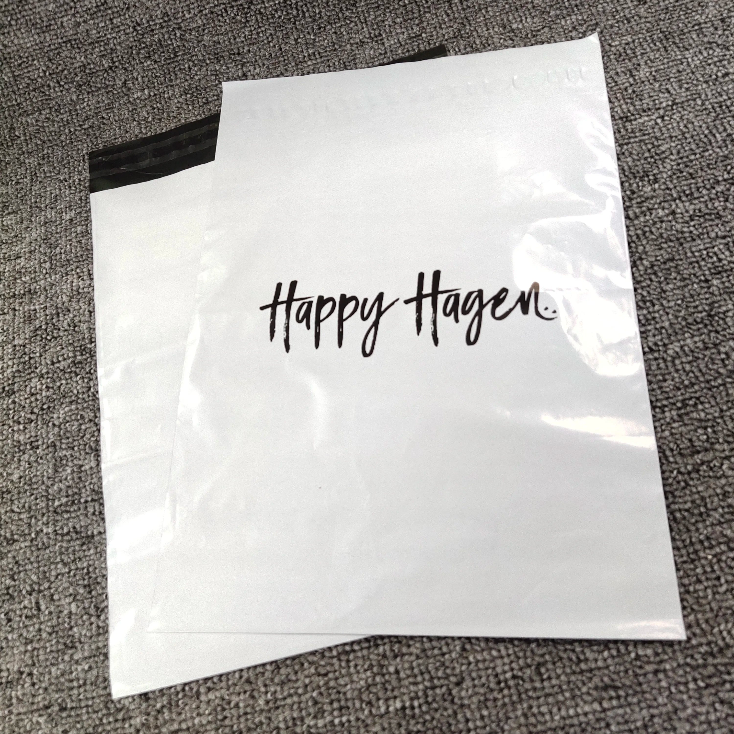 Hot Sales Luxury Shipping Bags Waterproof White Mailer Bag with Self-Adhesive for Clothes