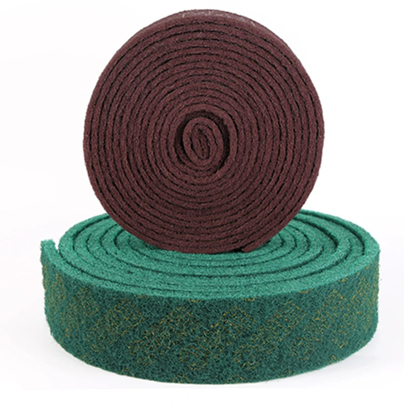 6mm Scouring Pad Scotched Abrasive Scouring Polyester Scouring Pad Roll Red Scour Pad Raw Material