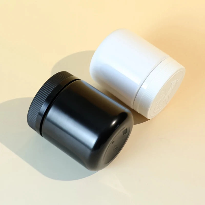 140ml Food Grade PET Plastic Jar Wide Mouth Container with Screw Lid for Cream Balm Supplements Storage Bulk Custom Logo MegaBDM