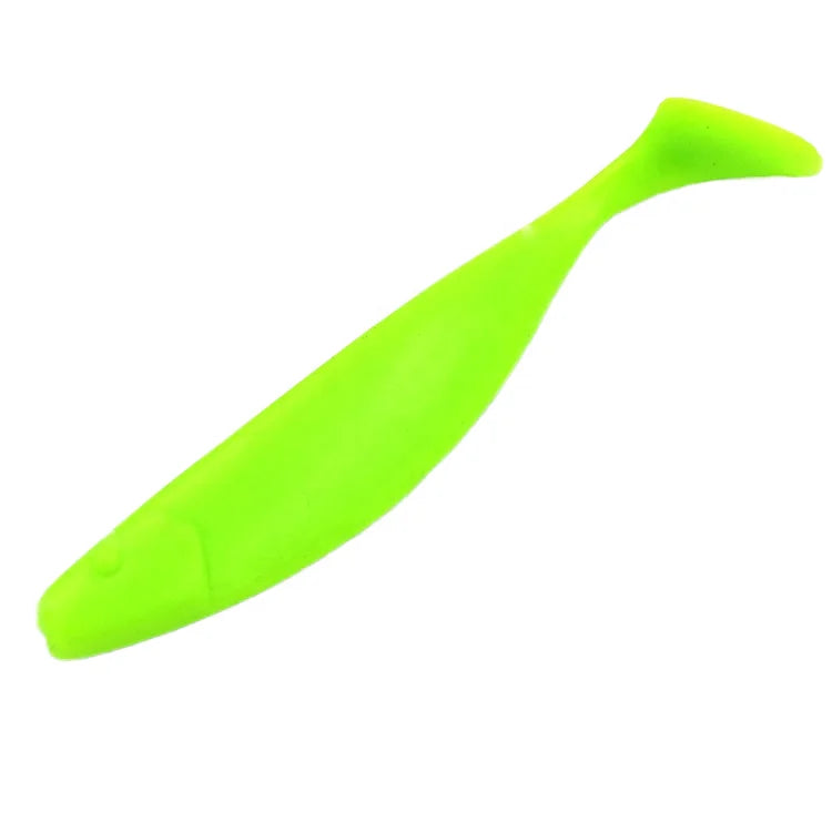 100g 23.5cm Burle Midwater/Bottom/Topwater Soft Bait T-Tail Fish Lure for Salmon Catfish Marlin Pike & Cod-PVC Material