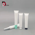 Custom Printing 20ml White Lotion Squeeze Soft Tube Hand Cream Cosmetic Packaging Plastic Soft Tube for Facial Cleanser