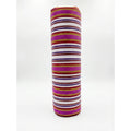 Ellora Eco-Friendly Recycled PVC Coated Striped Woven 100% Nylon Fabric Roll Durable Anti-Bacteria Reusable Medium Weight MegaBDM