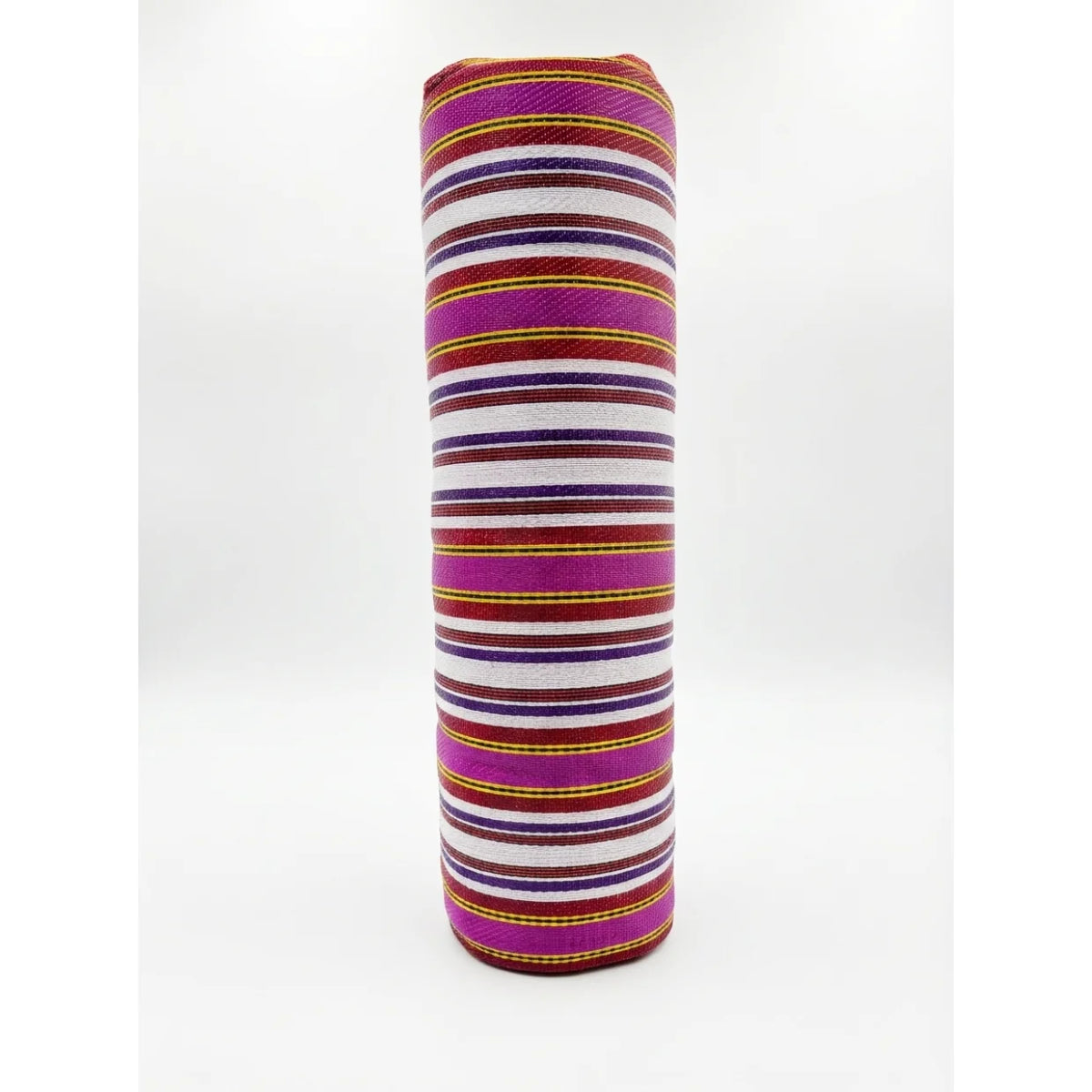 Ellora Eco-Friendly Recycled PVC Coated Striped Woven 100% Nylon Fabric Roll Durable Anti-Bacteria Reusable Medium Weight MegaBDM