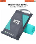 EM OEM Wholesale Sports Towels Microfibre High Ansorbent Quick Dry Anti-Bacterial Odor-Free Gym Towel for Sport Trip Backpacking MegaBDM