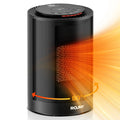 Oscillating Electric Heater 1200W PTC Fan Heater Fast Heating Adjustable Thermostat 16-37 Portable Space Heater Living Room MegaBDM