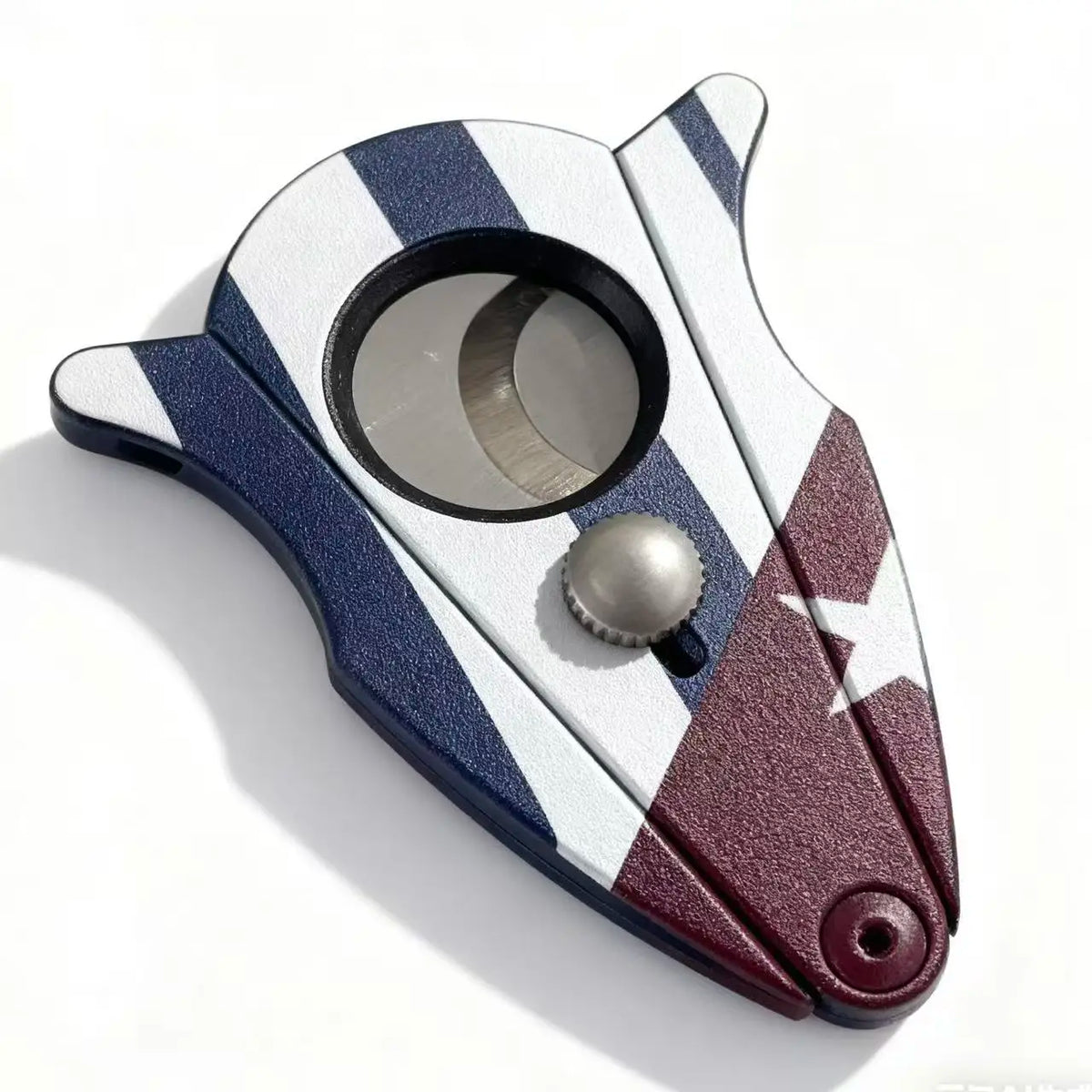 Luxury Double Blade Multi-color Stainless Steel Cigar Cutter with Custom Logo MegaBDM