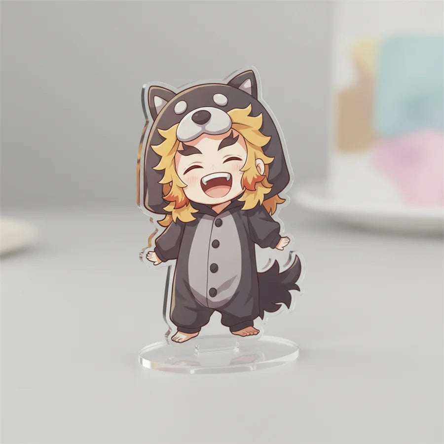 No Moq Cheap Oem Custom Anime Acrylic Light Standee Uv Printing Colorful Acrylic Stand  Promotional Gift