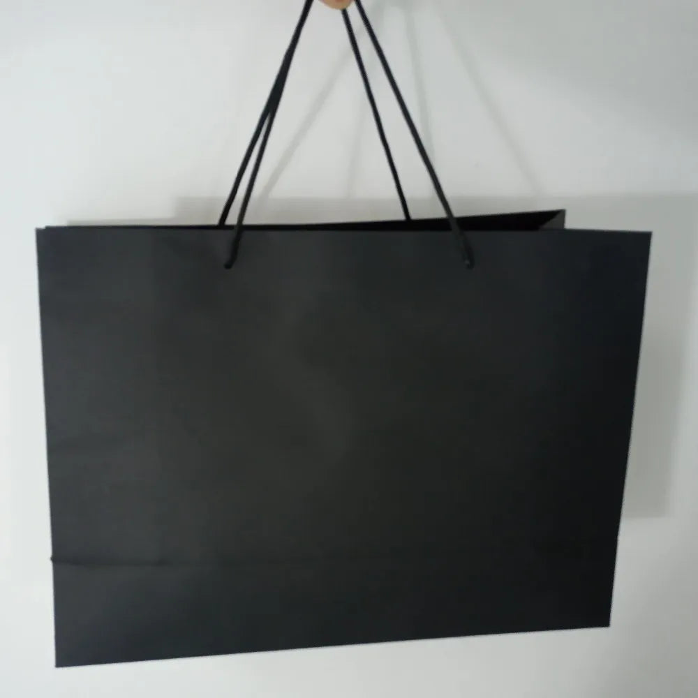 Luxury Personalized Handle Ribbon Paper Shopping Bag with logo Dealer Shopping Paper Bag Shopping Bag Custom logo