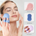 2024 New Cleaning Silicone Face Scrubber Manual Facial Cleansing Brush Facial Scrubber Soft Silicone Facial Cleansing Brush