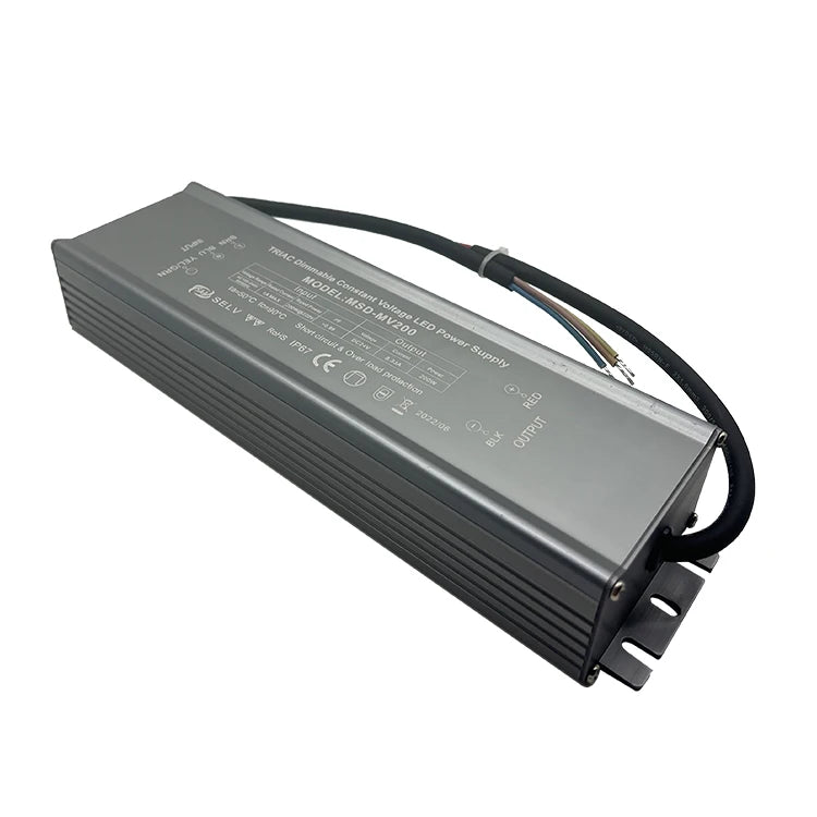 40W LED Power Supply Driver 12V/24V Dimmable DALI2 DT6 Outdoor Lighting Waterproof Flood Street Light Smart Aluminium Single