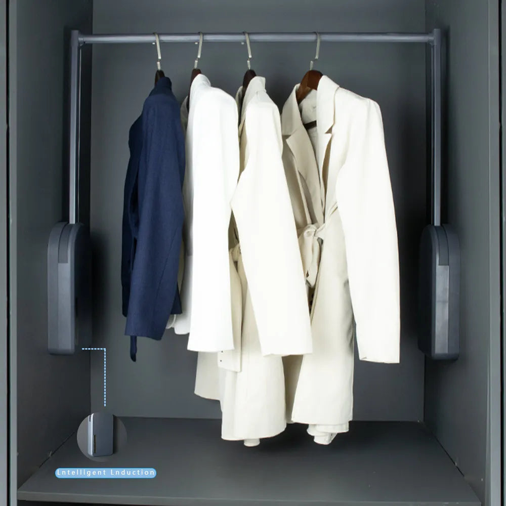 Custom logo Easy to Clean Wardrobe Lift Voice Control Pull Down Wardrobe Lift Smart Sensing Wardrobe Clothes Lift