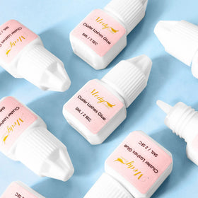 Private Label 5ml DIY Liquid Eyelash Extension Glue Cluster Lash Long Wearing Waterproof with Extra Hold for 2 Weeks