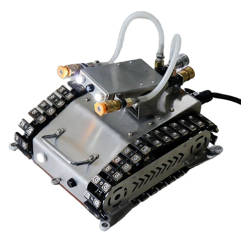 Kitchen Duct Cleaning Robot for Smoke Flue High-definition Cameras for Real Time Monitoring with Large Drag Force MegaBDM