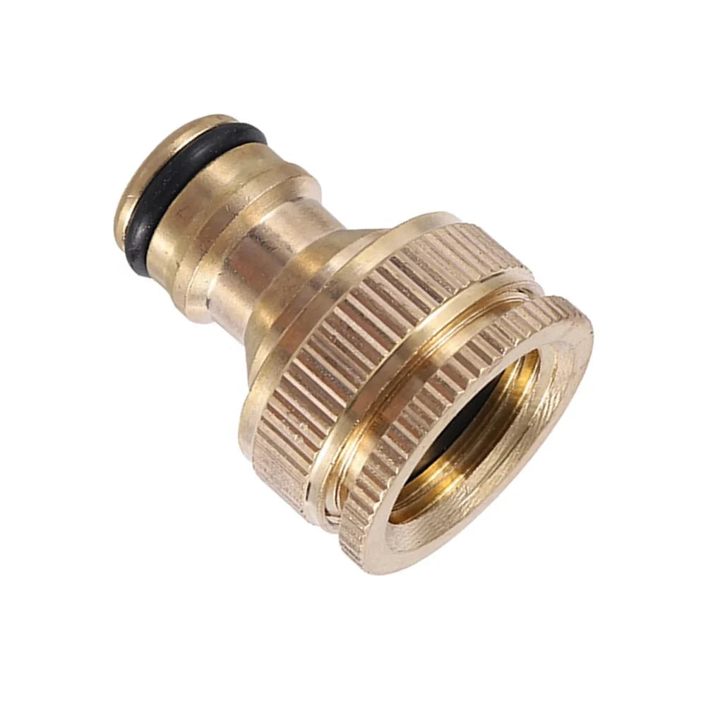 Garden Irrigation 1/2 Inch Female Thread Household Faucet Water Tap Brass Quick Water Connector Adapter