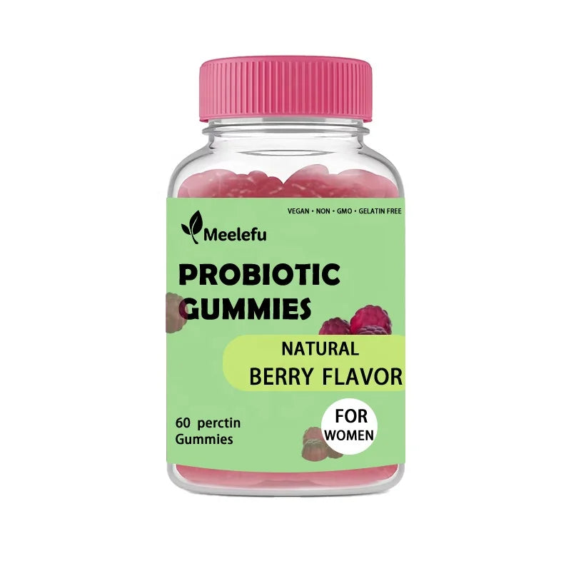 Support Customized OEM Gummy Candy Vitamins C Halal Gelatin Digestion Immune Enhance Probiotic Gummies